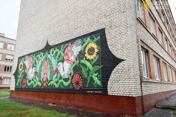 П’ять нових муралів з’явилися у Шептицькому на Львівщині