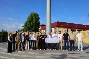 На Львівщині підняли Прапор Надії на підтримку полонених і зниклих безвісти – 05