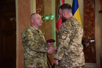 Понад 120 бійців "Шквалу" отримали у Львові нагороди до 10-річчя підрозділу