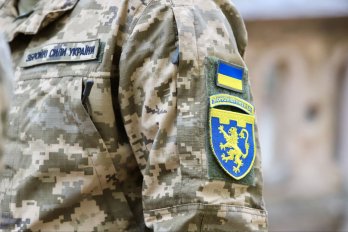 103 бригада ТрО ім. Андрея Шептицького отримала почесний прапор у Львові – 02