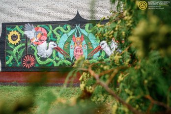 П’ять нових муралів з’явилися у Шептицькому на Львівщині