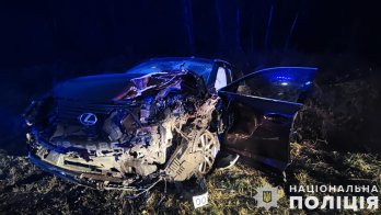 Через зіткнення Honda та Lexus на Львівщині четверо людей потрапили до лікарні