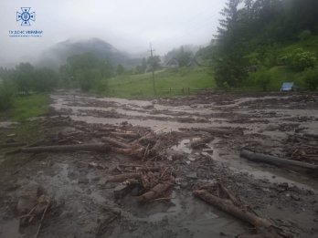 Негода на Прикарпатті. Фото: ГУ ДСНС України в Івано-Франківській області