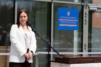 Фото з відкриття педіатричного корпусу