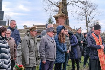 Прощання із померлим ветераном ОУН-УПА. Фото: Самбірська міська рада