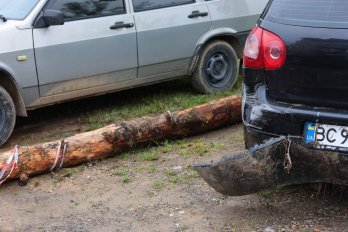 Наслідки негоди у Східниці. Фото: ЛОВА