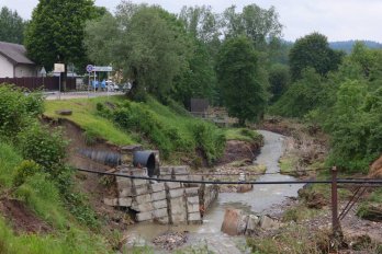 Наслідки негоди у Східниці. Фото: ЛОВА