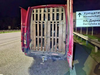 В Києві затримали вантажівку з дев’ятьма оленями: одна тварина померла в кузові – 02