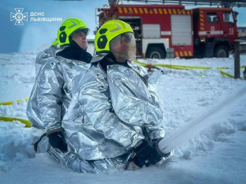 У селі біля Бродів зафіксували підвищений рівень шкідливих газів після влучання дрона – 02