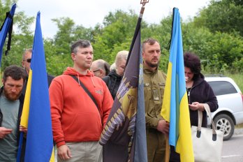 Прощання із загиблим Героєм. Фото: Дрогобицька міська рада