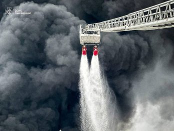 У селі біля Бродів зафіксували підвищений рівень шкідливих газів після влучання дрона – 01