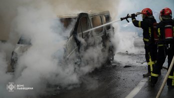 У Львові на ходу загорівся бус Renault Trafic – 02