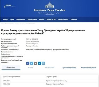 У Раді зареєстрували проєкти законів про продовження воєнного стану та мобілізації – 02