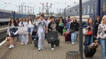 Діти з прифронтових територій прибули на Львівщину