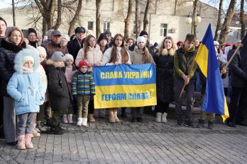 У Дрогобичі біля пам’ятника Степанові Бандері в однойменному парку провели пам’ятне віче