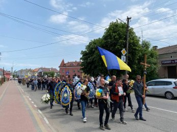 Прощання із загиблим Героєм. Фото: Стрийська міська рада