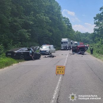 Поблизу Трускавця в ДТП перекинувся легковик — троє людей у лікарні – 02