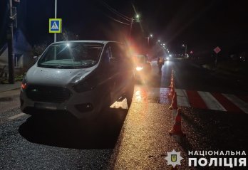 Фото з місця ДТП у селі Галицьке