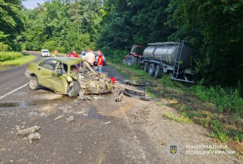 Поблизу Радехова у ДТП з трактором загинув 39-річний водій Lanos – 02