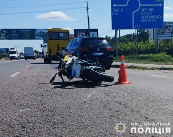 В ДТП біля Львова постраждав 18-річний мотоцикліст – 01
