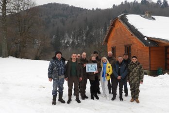 У “Сколівських Бескидах” зафіксували рекорд з найбільшої кількості зубрів у Карпатах – 01