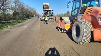 На Львівщині відновили ремонт дороги Нижанковичі — Стрий – 01