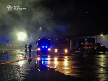 Майже пів сотні рятувальників гасили масштабну пожежу на складі в Городку – 05