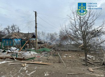 Наслідки обстрілу Юнаківської громади. Фото: Сумська прокуратура