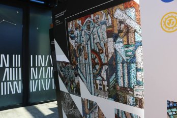 До Дня Маріуполя у Львові відкрили виставку зі світлинами зруйнованих мозаїк – 03