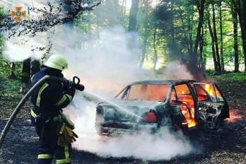 На Львівщини вщент згоріли два автомобілі (фото) – 01