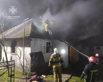 Пожежа в житловому будинку. Фото: ДСНС Львівщини