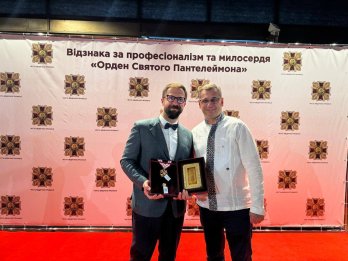 У Києві на щорічній церемонії нагородження медичних працівників Орденом Святого Пантелеймона відзначили представників Львівщини