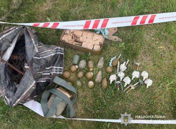 Зброя, яку знайшли під час обшуку