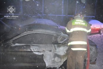 Під Львовом зайнявся гараж з 5 автомобілями, згорів Ford Mustang (фото) – 01