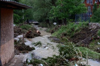 Наслідки негоди у Східниці. Фото: ЛОВА