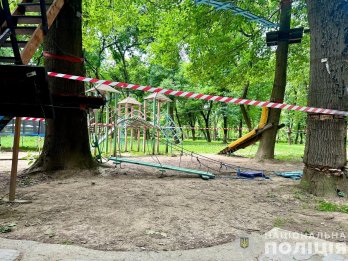 В Ужгороді 16 дітей отримали травми внаслідок падіння атракціону – 02