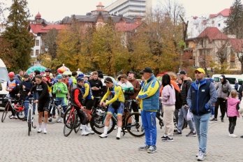 Велогонка у Трускавці. Фото Трускавецької міської ради