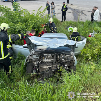 Чотирирічна дитина постраждала у ДТП поблизу Гамаліївки