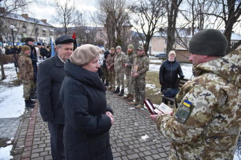 Сім’ям загиблих прикордонників зі Львівщини вручили ордени “За мужність”