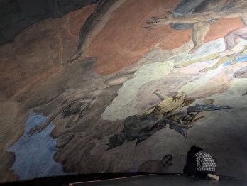 У львівському храмі святого Архистратига Михаїла почали реставрацію 250-річного стінопису – 03