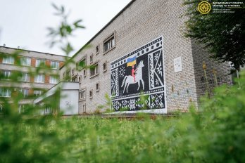 П’ять нових муралів з’явилися у Шептицькому на Львівщині