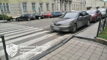На яких вулицях Львова найчастіше паркуються на пішохідних переходах – 04