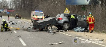 Смертельна ДТП біля Дублян: після зіткнення на трасі вибухнув автомобіль – 01