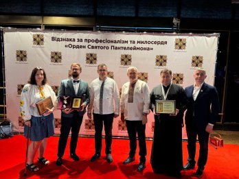 У Києві на щорічній церемонії нагородження медичних працівників Орденом Святого Пантелеймона відзначили представників Львівщини
