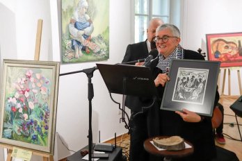 У Львові на аукціоні “Картини на дрони” зібрали пів мільйона на підтримку 28 ОМБр