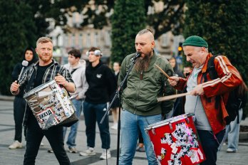 Виступ, присвячений культурному спротиву у межах фестивалю «Червона Рута – 2025»