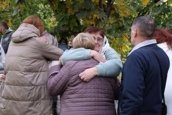 На фасаді спортшколи у Шептицькому відкрили мурал памʼяті двох загиблих захисників – 02