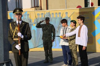 На Львівщині підняли Прапор Надії на підтримку полонених і зниклих безвісти – 03