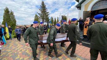 Прощання із загиблим Героєм. Фото: Стрийська міська рада