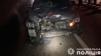 На Львівщині до лікарні потрапив 21-річний чоловік через наїзд Mitsubishi